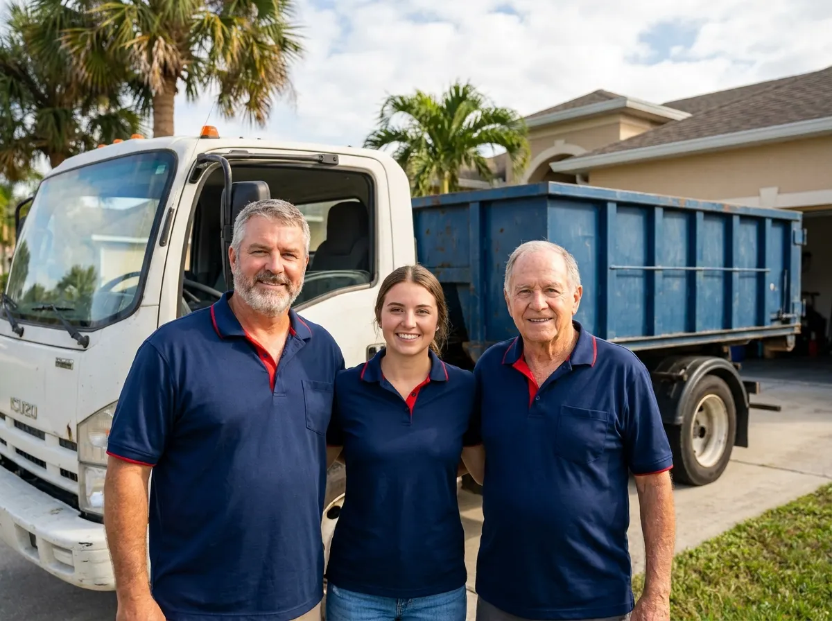 Liftoff Dumpster Rental dumpster rental service team in Palm Bay, fl